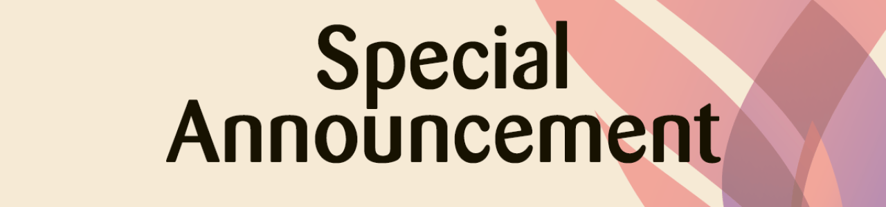 A text banner reads ' Special Announcement'