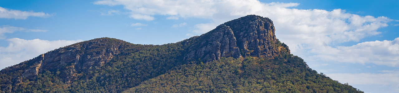 A cropped photo of Mount Abrupt, Victoria