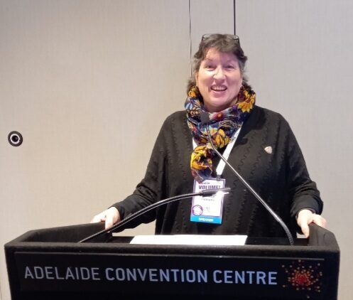 Michele Padbury speaking at the EAAA Conference